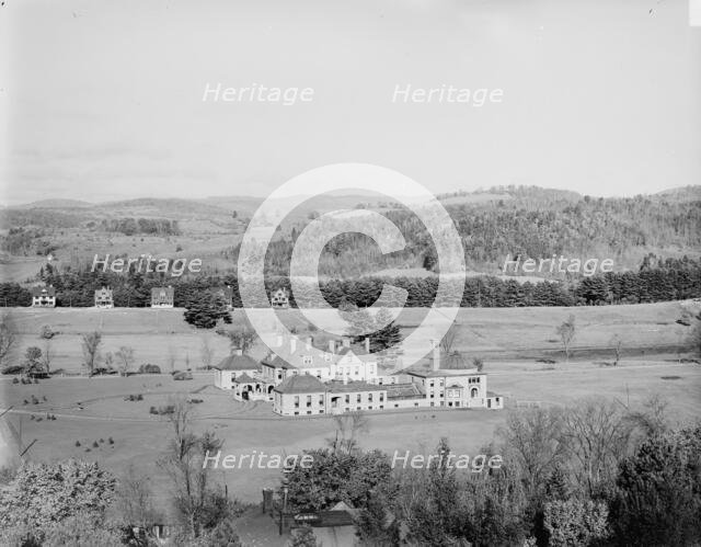 West from Bartlett Tower, Dartmouth Park, Hanover, N.H., ca 1900. Creator: William H. Jackson.