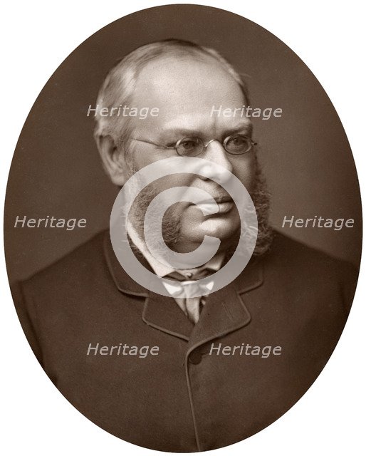 Hon Sir Lewis William Cave, Judge of the High Court of Justice, 1883.Artist: Lock & Whitfield