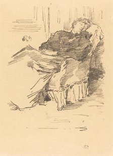 La Belle Dame endormie, 1894. Creator: James Abbott McNeill Whistler.
