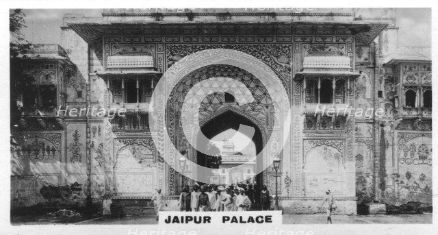 Jaipur Palace, India, c1925. Artist: Unknown