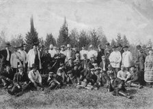 Members of the community of shooting enthusiasts, 1910-1919. Creator: Unknown.