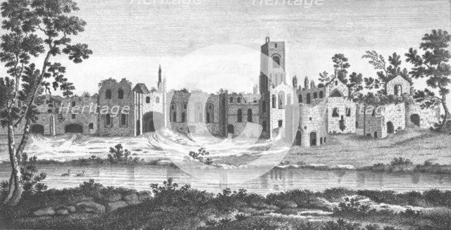 Kirkstall Abbey, Leeds, West Yorkshire, 18th century. Artist: Unknown.