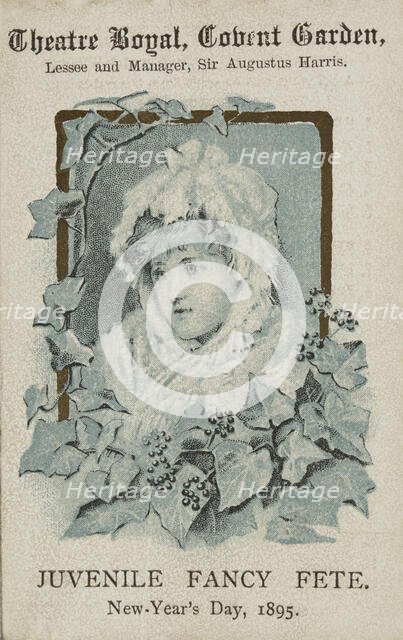 Juvenile Fancy Fete at the Theatre Royal, Covent Garden, New Year's Day, 1895. 
 Creator: Unknown.