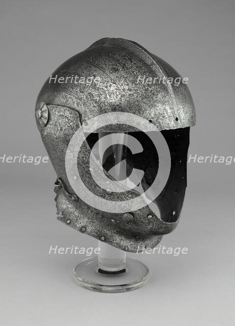 Close Helmet, Milan, c. 1510/15. Creator: Domenico dei Barini.