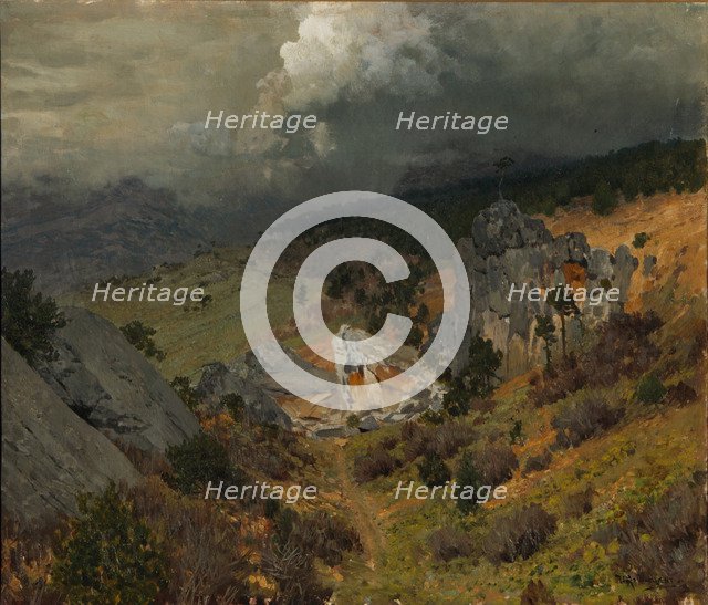 In the Crimean mountains, 1886. Artist: Levitan, Isaak Ilyich (1860-1900)