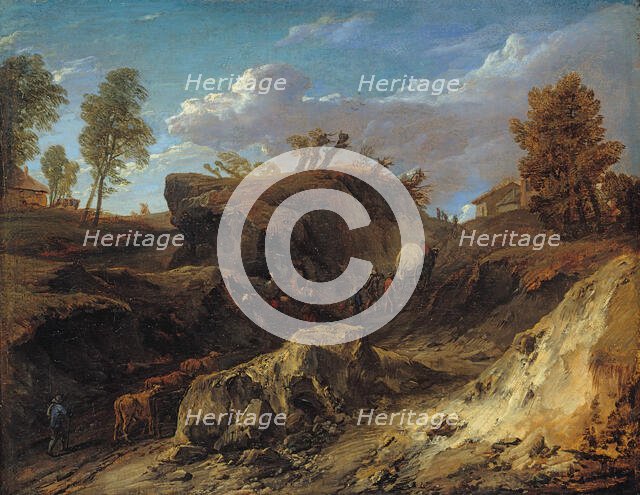 The Hollow Road, c. 1700. Creator: Cornelis Huysmans.