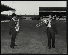 Charles McPherson and John Gordon at the Newport Jazz Festival, Ayresome Park, Middlesbrough, 1978. Artist: Denis Williams