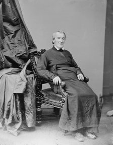 Rev. Father Curley, between 1860 and 1875. Creator: Unknown.