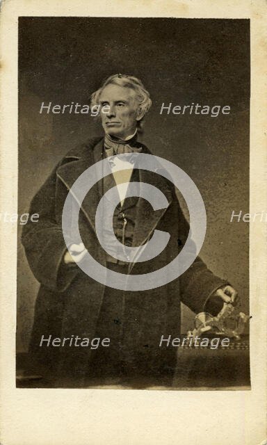 Portrait of Samuel Finley Breese Morse (1791-1872), c1855. Creator: Anonymous.