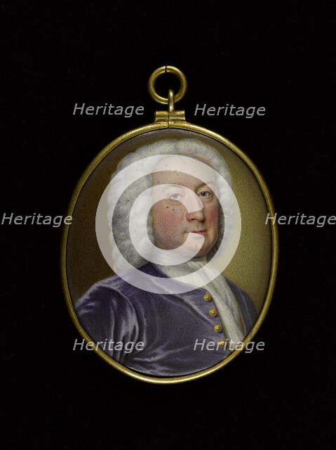 Portrait of a man, between 1725 and 1750. Creator: English School.