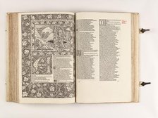 The Kelmscott Chaucer - The Works of Geoffrey Chaucer Now Newly Imprinted, 1896. Creator: Sir Edward Coley Burne-Jones.