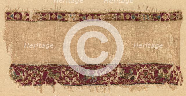 Fragment of a Tiraz-Style Textile, late 1000s. Creator: Unknown.