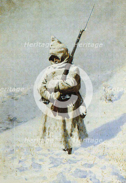 Soldier in the snow (All quiet on the Shipka Pass).