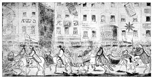 'City Horsemanship or Procession to St Paul's', 1789. Artist: Unknown