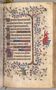 Hours of Charles the Noble, King of Navarre (1361-1425): fol. 209r, Text, c. 1405. Creator: Master of the Brussels Initials and Associates (French).