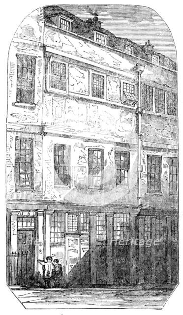 The House in which Chatterton died, Brook-Street, Holborn, 1857. Creator: Unknown.