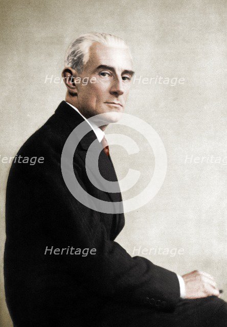 Maurice Ravel (1875-1937), French composer. Artist: Lipnitzki.