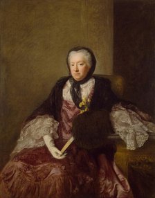Portrait of Mrs Mary Martin, 1761. Creator: Allan Ramsay.