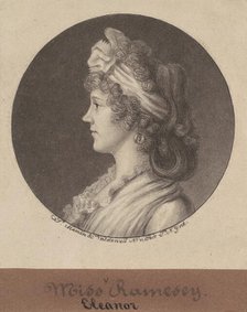 Eleanor Ramsay Fitzwilliam, 1797. Creator: Charles Balthazar Julien Févret de Saint-Mémin.