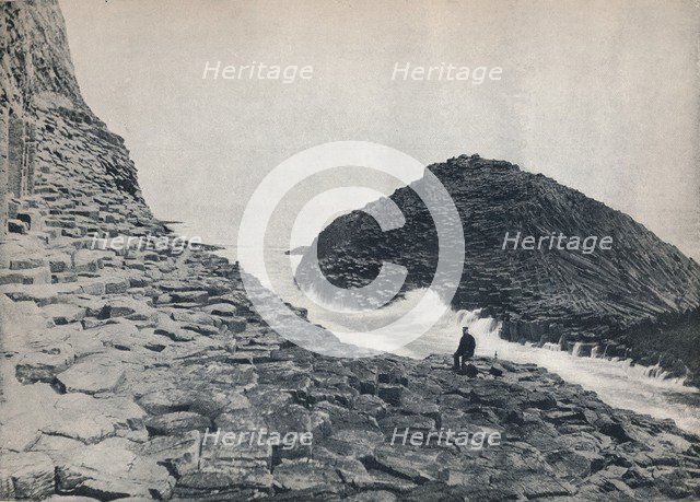 'Staffa - The Herdsman, 1895. Artist: Unknown.