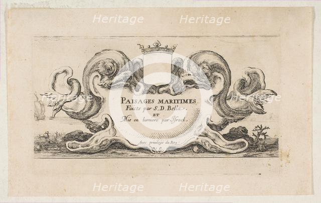 Title Page: Paisages maritimes, ca. 1644. Creator: Stefano della Bella.