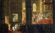 'The Coronation of the Empress Maria Feodorovna on 5th April 1797', 19th century. Creator: Émile Jean-Horace Vernet.