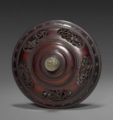 Jar (teakwood lid), 19th century. Creator: Unknown.