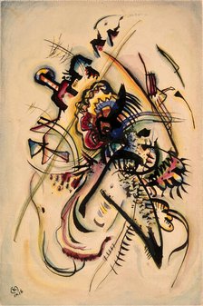 An eine Stimme (With One Voice) , 1916. Creator: Kandinsky, Wassily Vasilyevich (1866-1944).