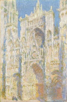 Rouen Cathedral, West Façade, Sunlight, 1894. Creator: Claude Monet.