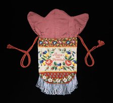 Pouch, French, 1870-79. Creator: Unknown.