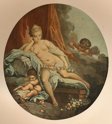 'Venus en Reflexion', (Venus in Thought), c1785, (1913). Artist: Jean Francois Janinet.