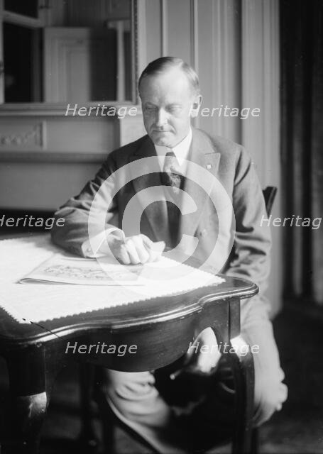 Calvin Coolidge, between c1915 and c1920. Creator: Bain News Service.