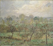 Autumn, Morning Mist, Éragny-sur-Epte, 1902. Artist: Camille Pissarro.