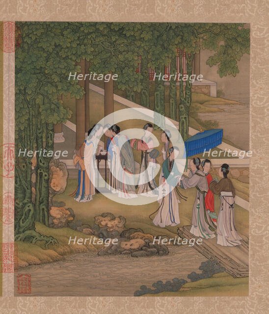 From: Album of the Amusements of the Emperor's Concubines, 1738. Creator: Chen Mei (active first half of the 18th cen.).