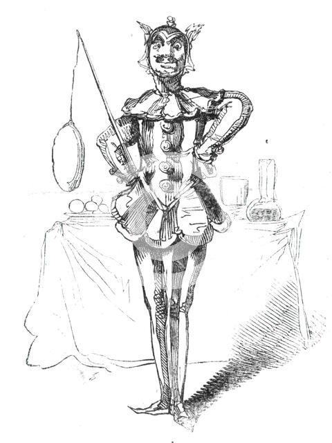 Twelfth Night characters - The King's Fool, 1844.  Creator: Unknown.