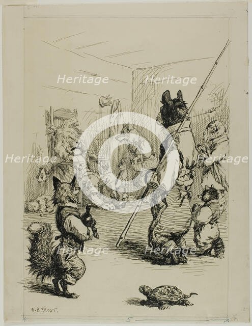 De King Im Sit Right Flat in a Chair, n.d. Creator: AB Frost.