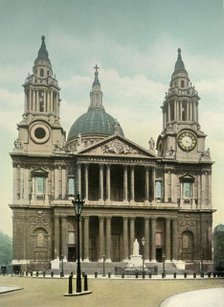 'St. Paul's Cathedral', c1900s.  Creator: Eyre & Spottiswoode.