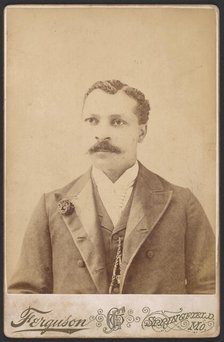 Photograph of Tobe Brown, 1890s. Creator: G.W. Ferguson.