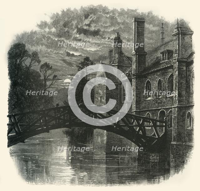 'Bridge at Queen's College', c1870.