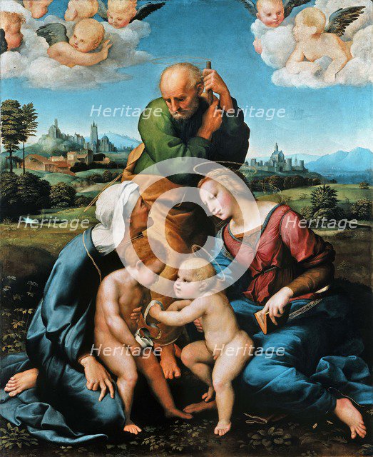 The Canigiani Holy Family (Sacra Famiglia Canigiani), ca 1506-1508.