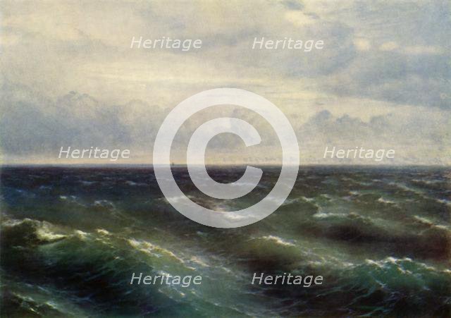 'The Black Sea', 1881, (1965).  Creator: Ivan Ayvazovsky.
