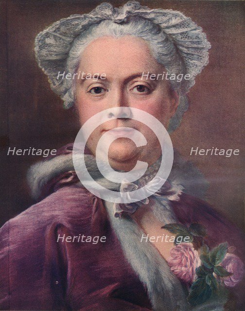 'Madame Valade', c1746. Artist: Jean-Baptiste Perronneau.