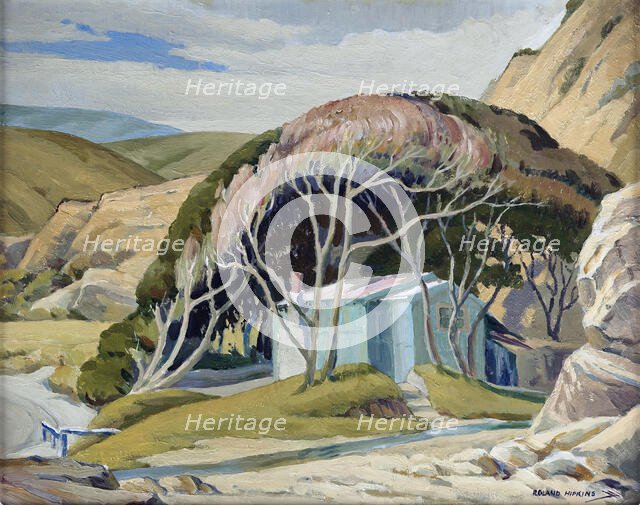 Fisherman's hut, c1944. Creator: Roland Hipkins.