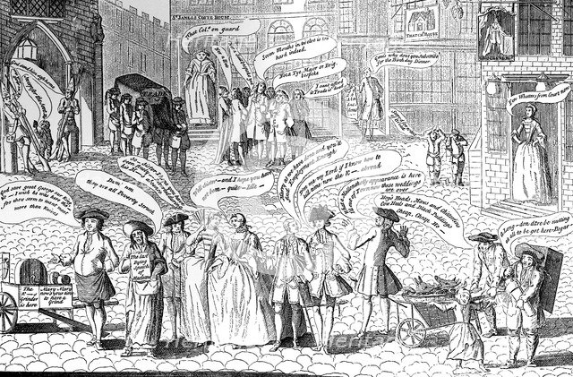 'St James's in October...', 1750. Artist: Unknown