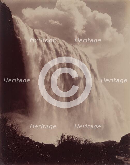 Niagara Falls, c. 1880. Creator: Charles Bierstadt.
