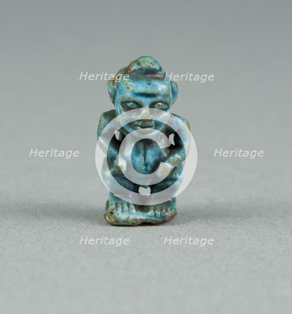 Amulet of the God Pataikos, Egypt, Third Intermediate Period-Late Period, Dynasties 25-31 (abt 747-. Creator: Unknown.