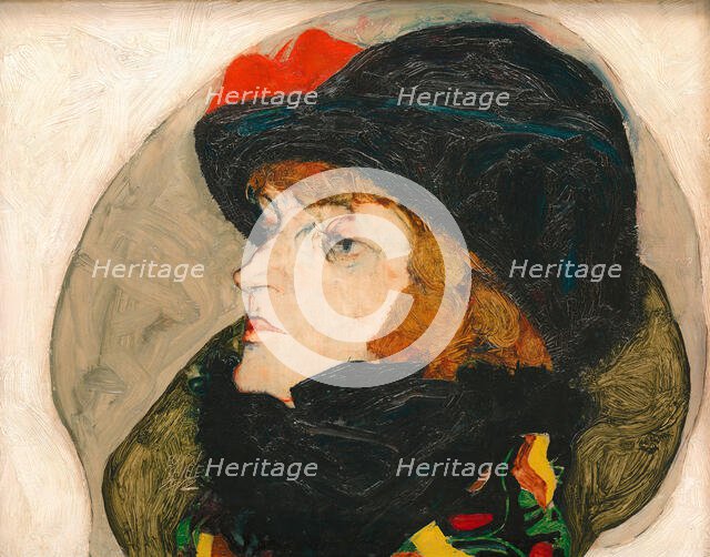 Portrait of Ida Roessler , 1912. Creator: Schiele, Egon (1890-1918).