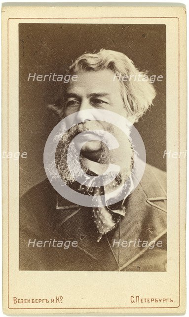 Portrait of the writer Dmitry Grigorovich (1822-1899), Between 1880 and 1886.