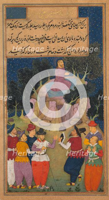 Jesus in the Tun Mountains near Nazareth where he Chooses Twelve of his Followers..., 1602-1604. Creator: Unknown.