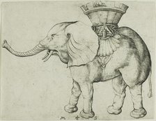 The Elephant, c. 1485. Creator: Martin Schongauer.